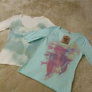 Route 66 Graphic tee-shirts 2-bundle